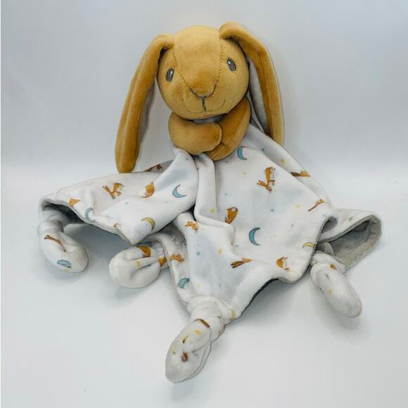 Guess How Much I Love You Bunny Rabbit Lovey Security Blanket Plush Knotted Toy - Picture 9 of 9